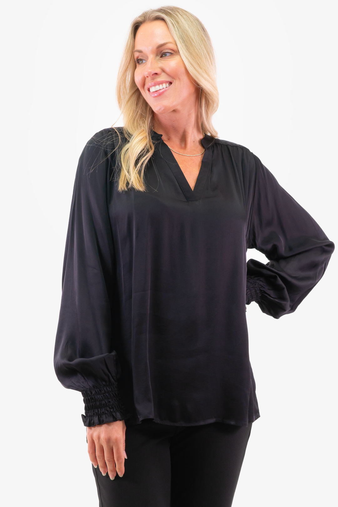 Esqualo tunic in Black color