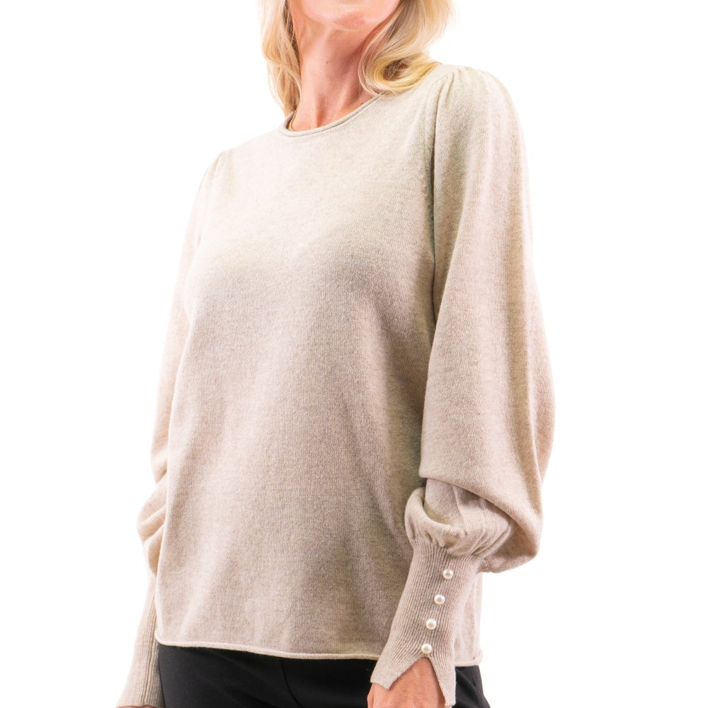 
                      
                        Allie Culture Sweater in Oyster color
                      
                    