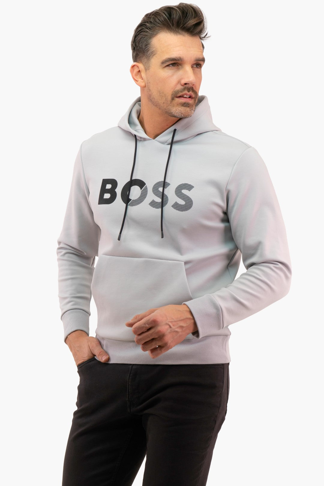 Chandail Boss de couleur Gris Pale