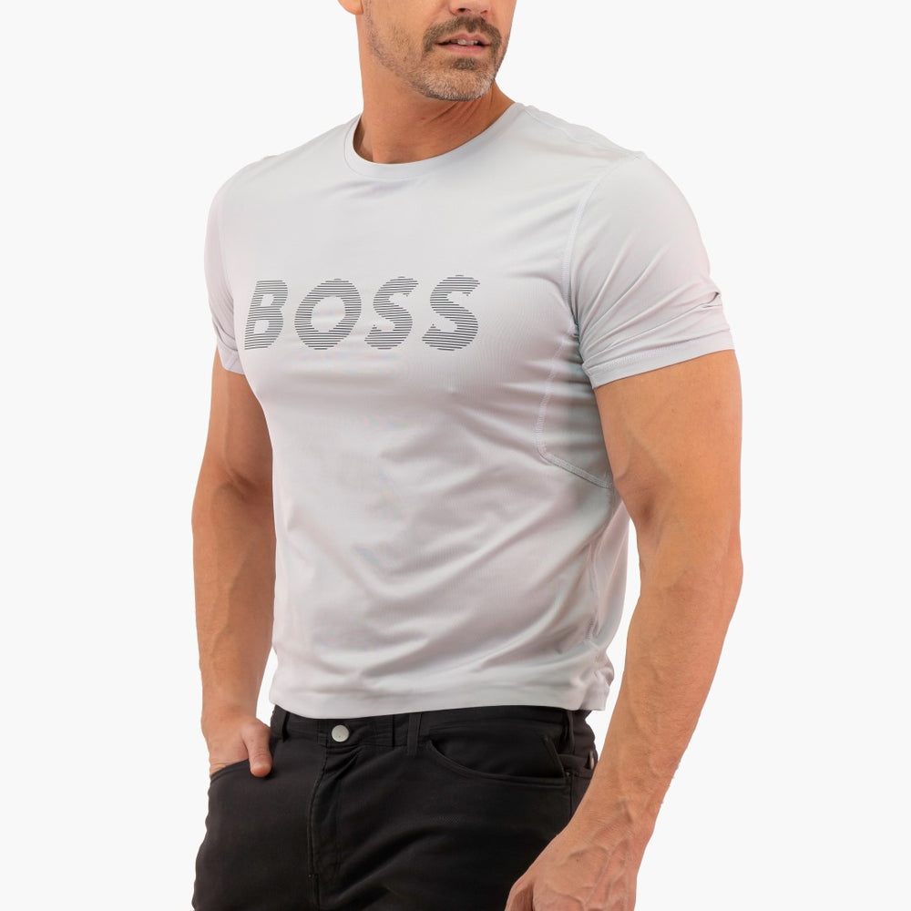 
                      
                        T-Shirt Boss de couleur Gris Pale
                      
                    