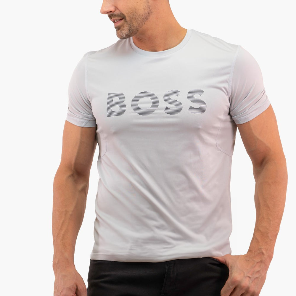 T-Shirt Boss de couleur Gris Pale