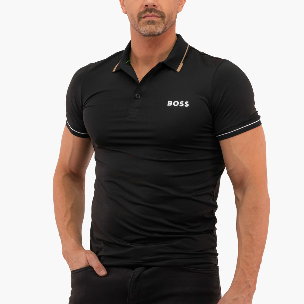 Polo Boss de couleur Noir