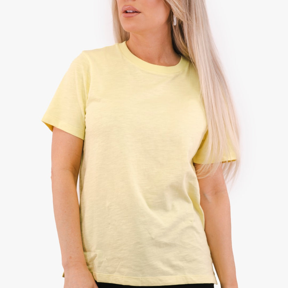 T-Shirt Scotch&Soda de couleur Jaune