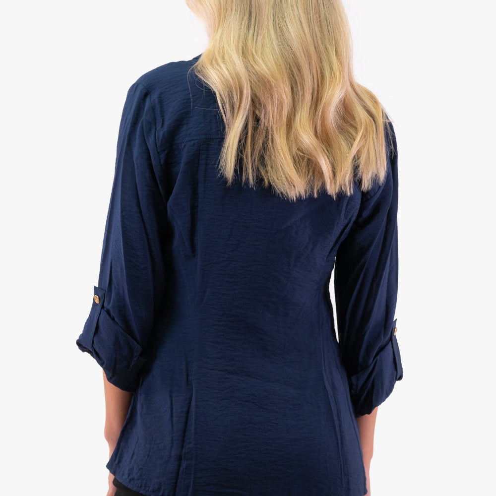 
                      
                        Michael Kors blouse in Navy color
                      
                    