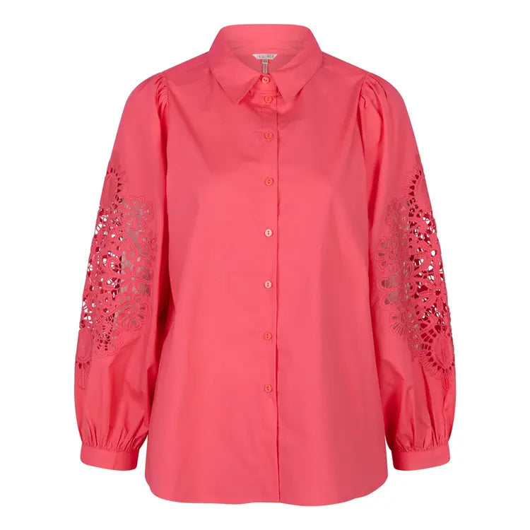 Esqualo blouse in Raspberry color