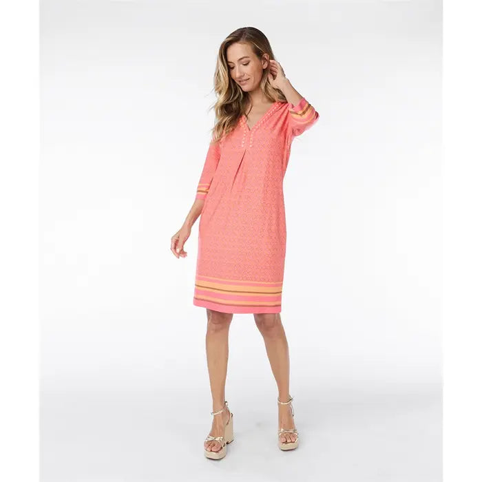 
                      
                        Robe Esqualo de couleur Corail
                      
                    