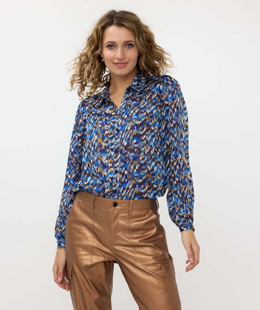 
                      
                        Blouse Esqualo de couleur Bleu
                      
                    