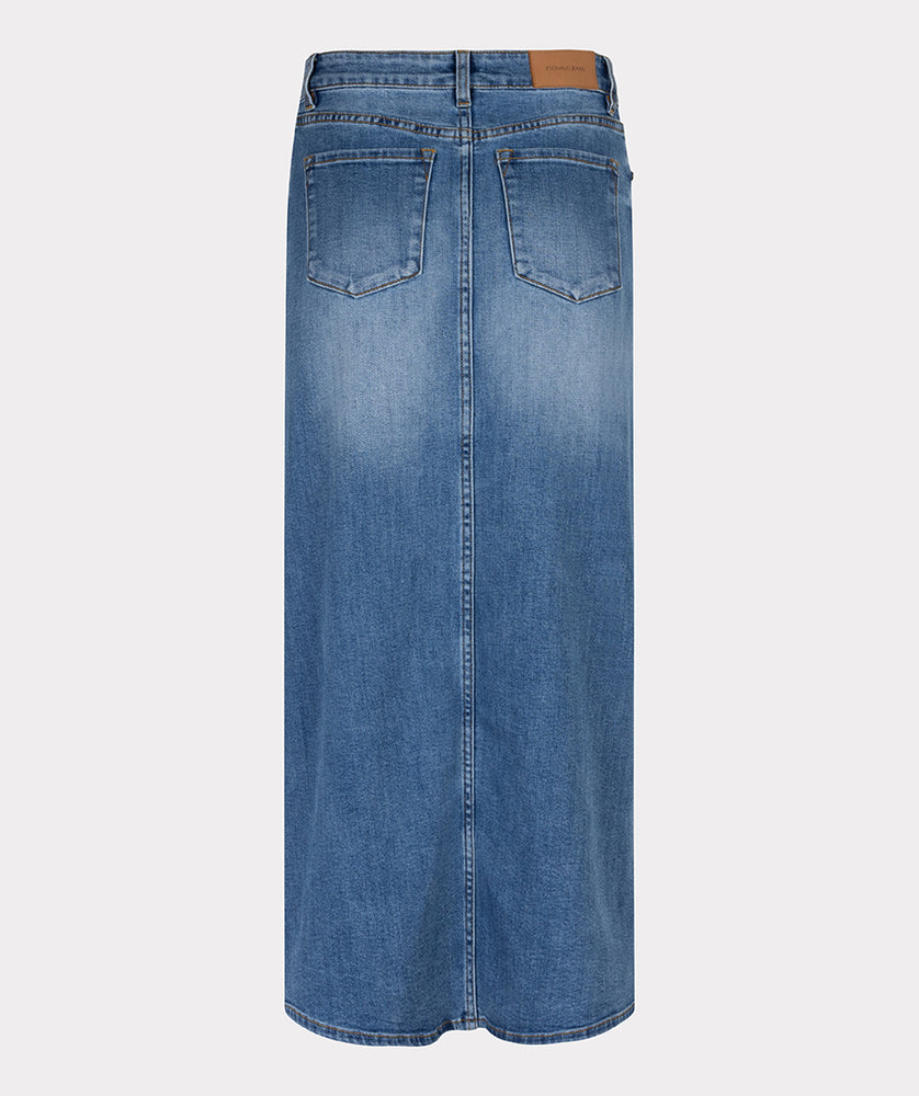 
                      
                        Jupe Esqualo de couleur Denim
                      
                    