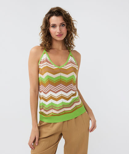 Esqualo camisole in Green color