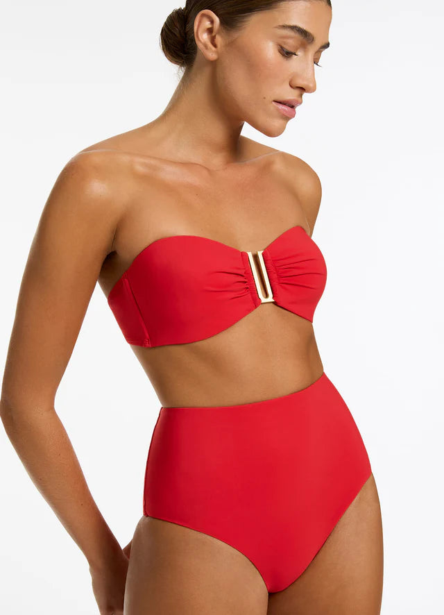 
                      
                        Haut De Maillot Jets Swimwear de couleur Rouge
                      
                    