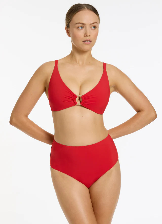 
                      
                        Haut De Maillot Jets Swimwear de couleur Rouge
                      
                    