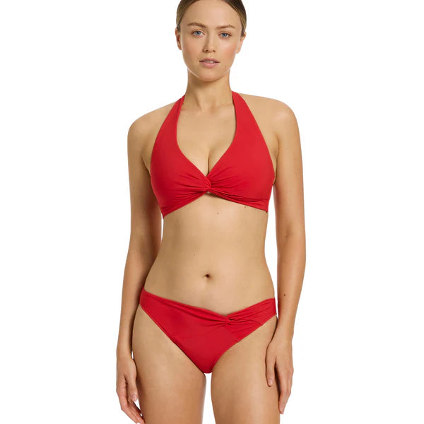 Bas De Maillot Jets Swimwear de couleur Rouge