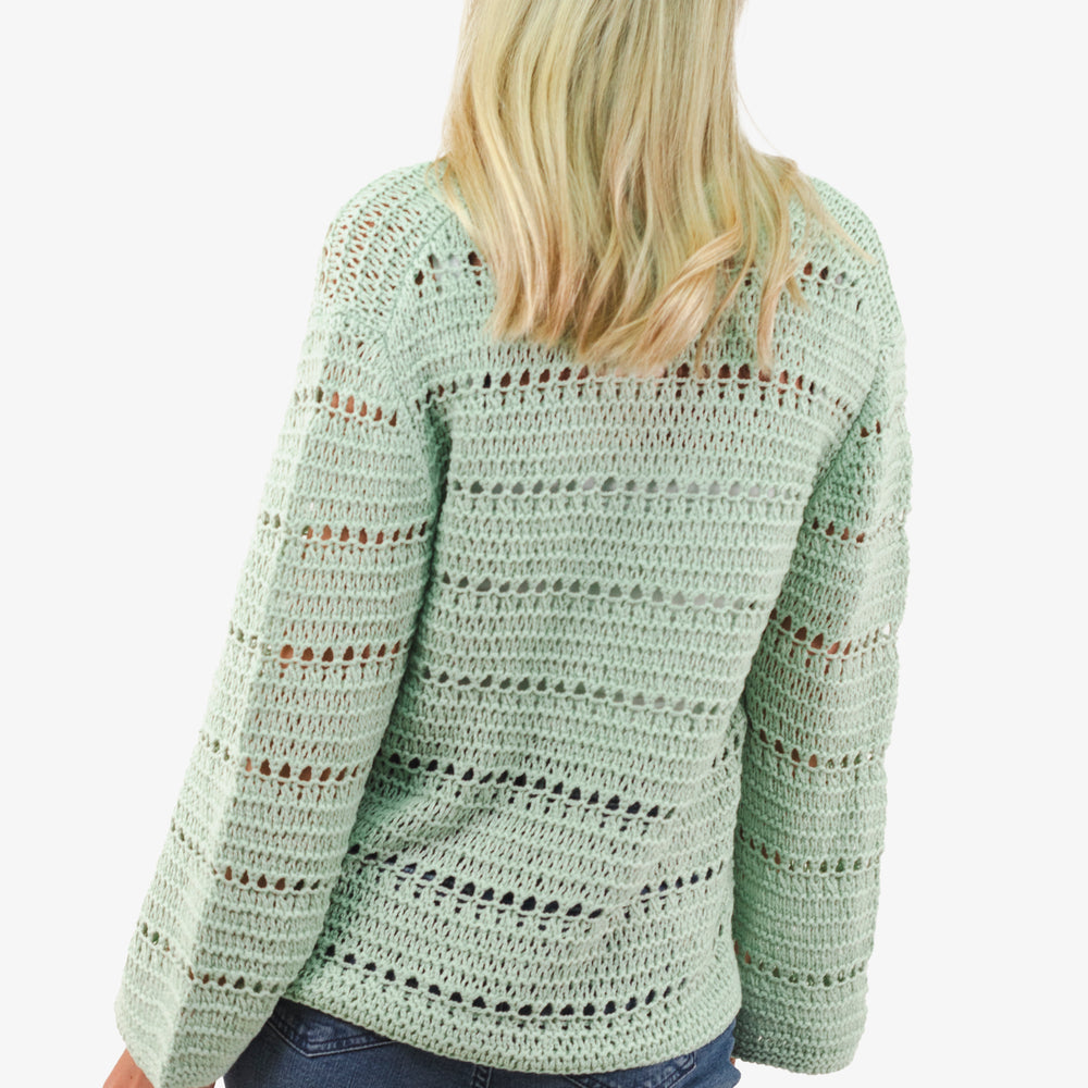 
                      
                        Esqualo sweater in Pistachio color
                      
                    