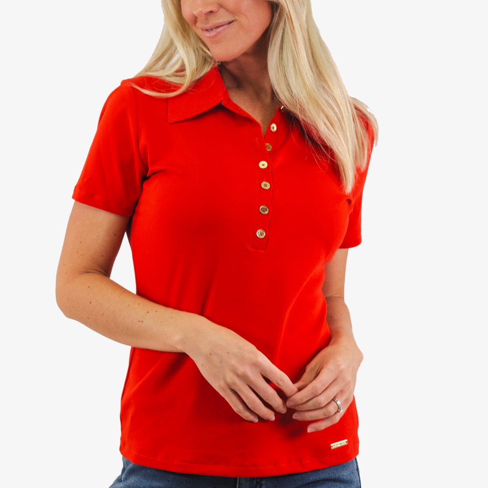 
                      
                        Polo Michael Kors de couleur Rouge
                      
                    