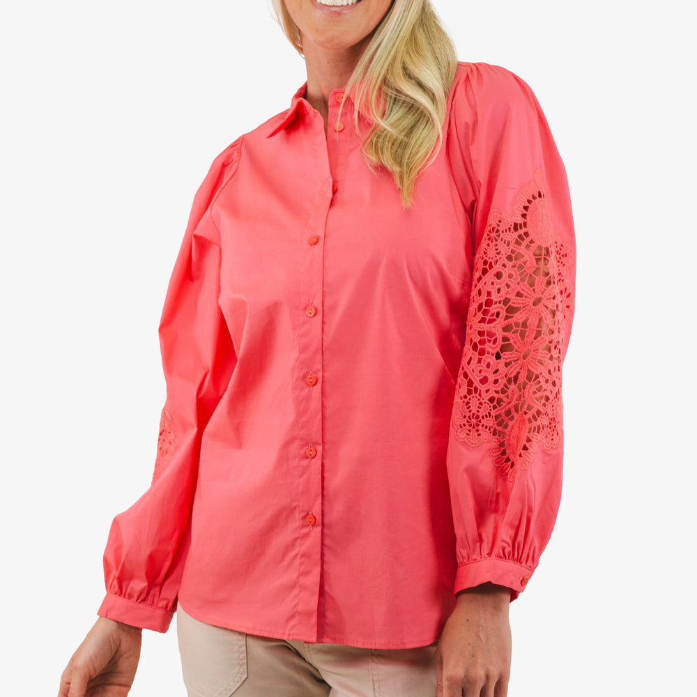 
                      
                        Blouse Esqualo de couleur Framboise
                      
                    