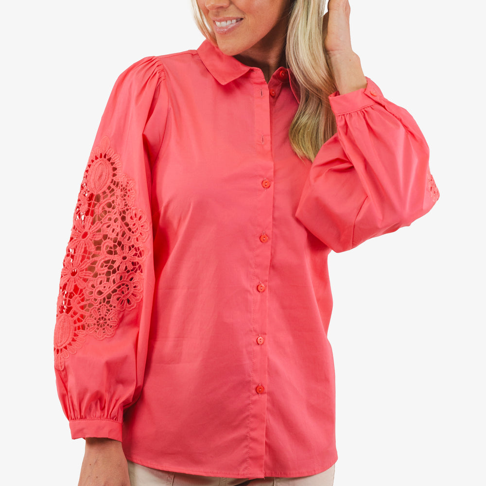 
                      
                        Blouse Esqualo de couleur Framboise
                      
                    