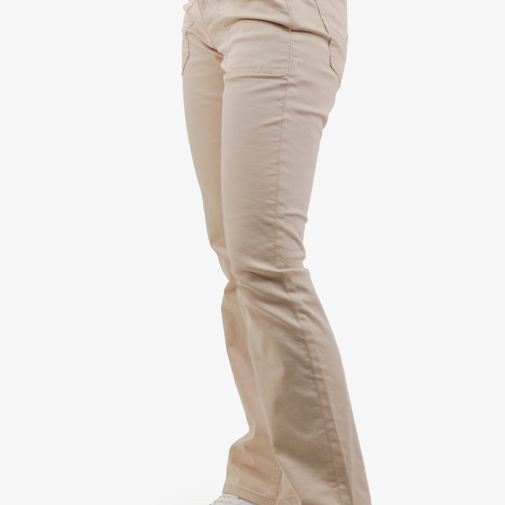 
                      
                        Cream pants in Sand color
                      
                    