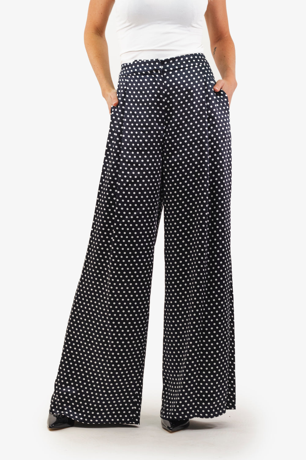 Pantalon Michael Kors de couleur Marine