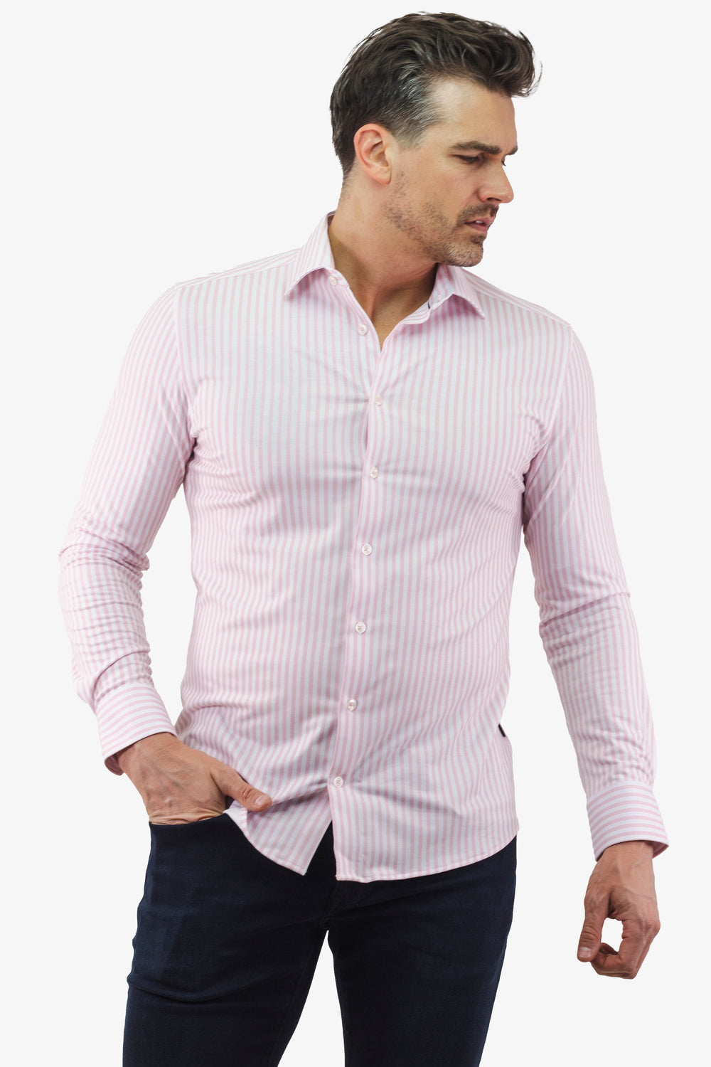 Hörst Long Sleeve Shirt in Pale Pink color