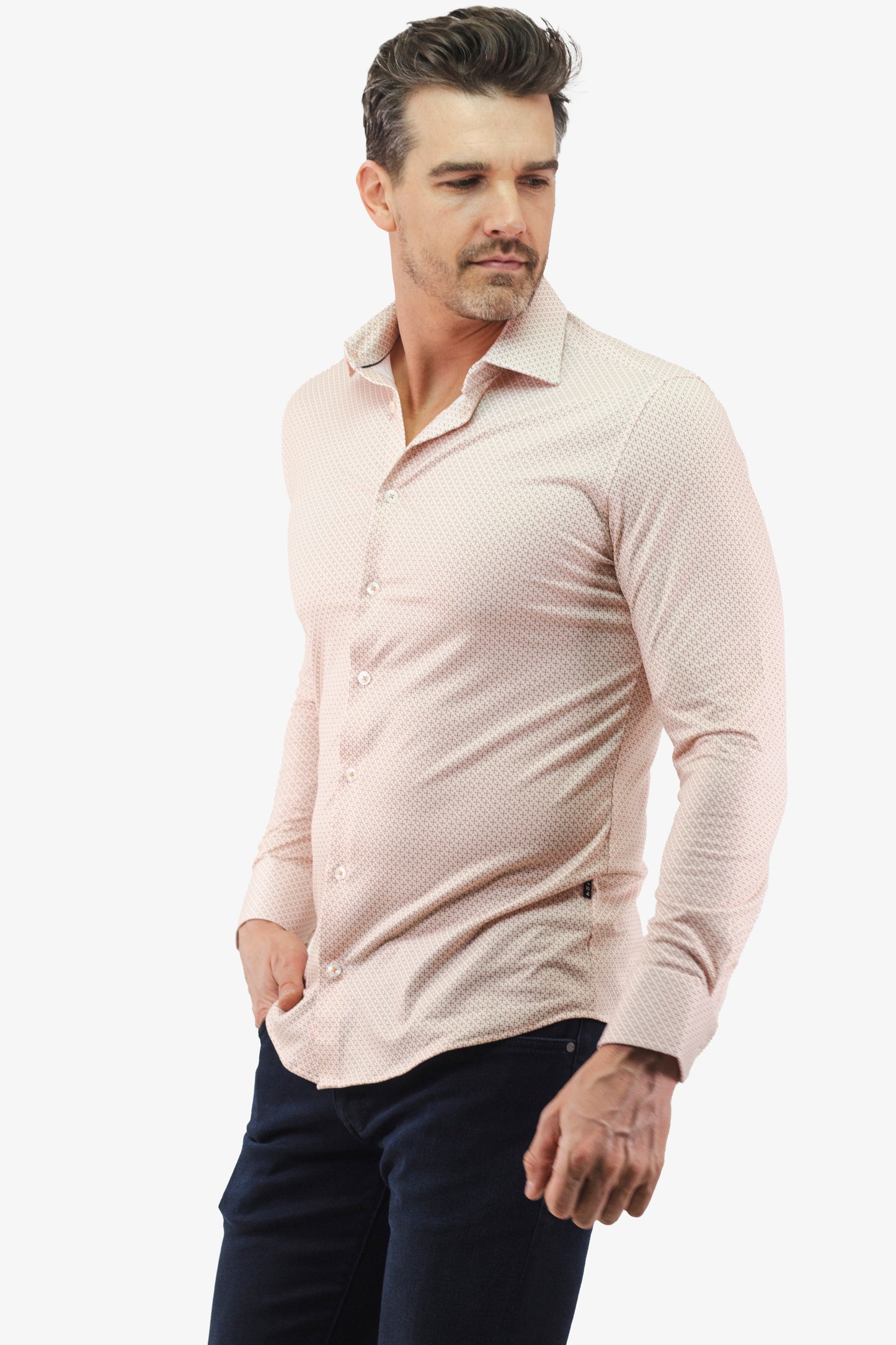 Hörst Long Sleeve Shirt in Mango color