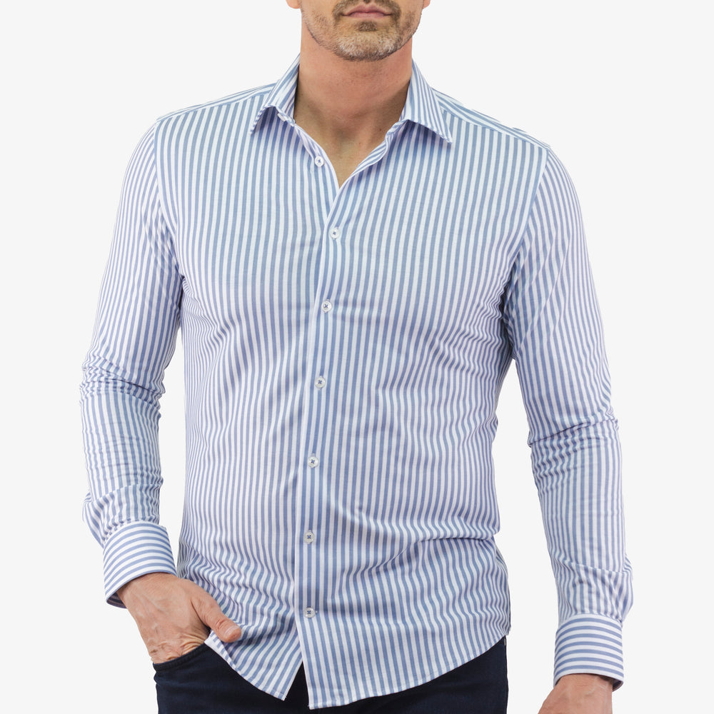 Hörst Long Sleeve Shirt in Blue color