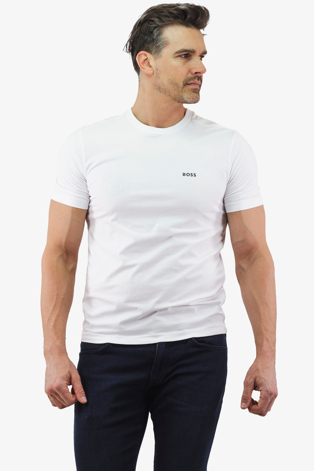 T-Shirt Tegood Hugo Boss de couleur Blanc