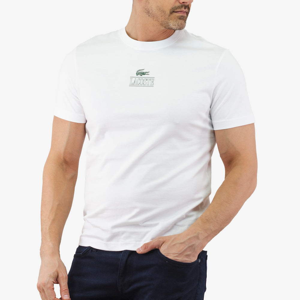 White Lacoste T-Shirt