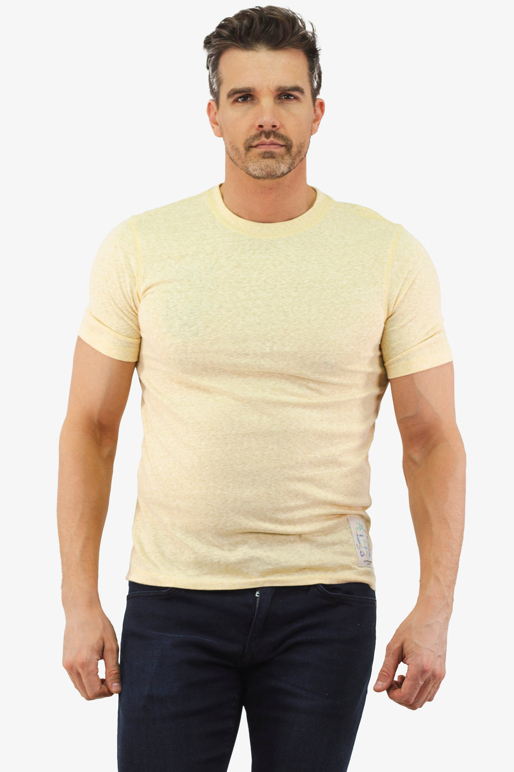 T-Shirt Scotch&Soda de couleur Jaune