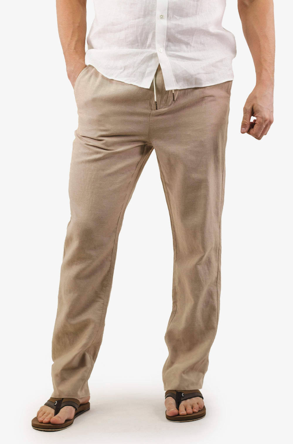 Pantalon Scotch&Soda de couleur Beige