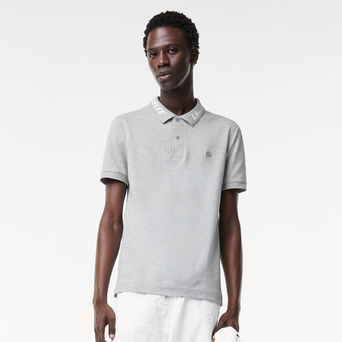 Polo Lacoste de couleur Gris