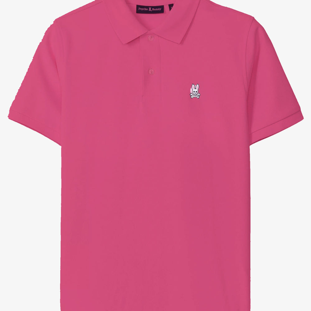 Polo Psycho Bunny de couleur Rose