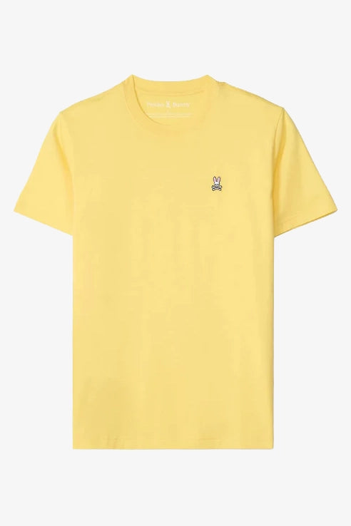 T-Shirt Psycho Bunny de couleur Jaune