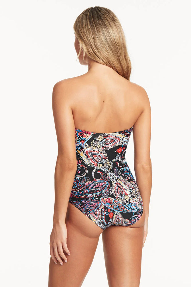 
                      
                        Sea Level Bandeau Swimsuit in Multi color
                      
                    