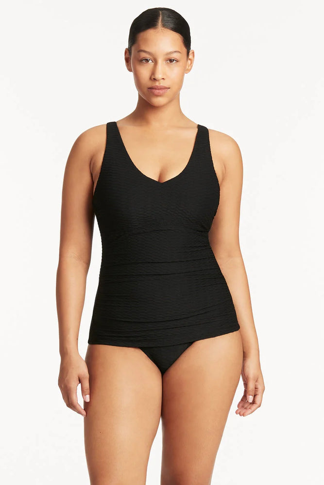 Tankini Sea Level de couleur Noir