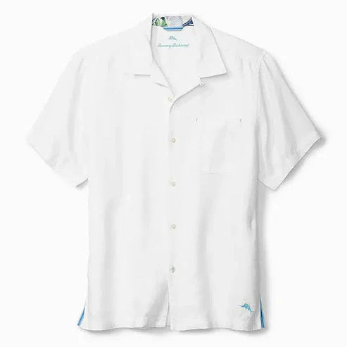 
                      
                        Chemise À Manches Courtes Tommy Bahama de couleur Blanc
                      
                    