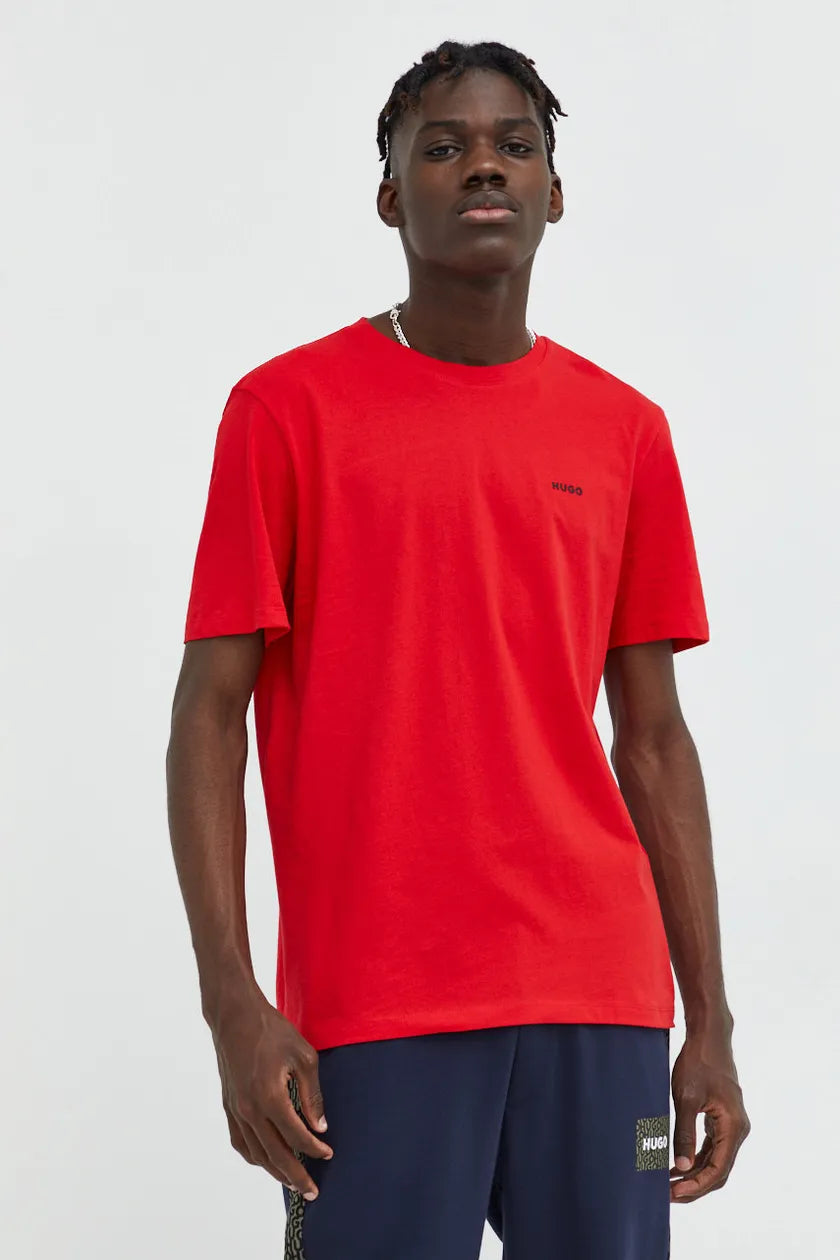 T-Shirt Dero Hugo Boss de couleur Rouge