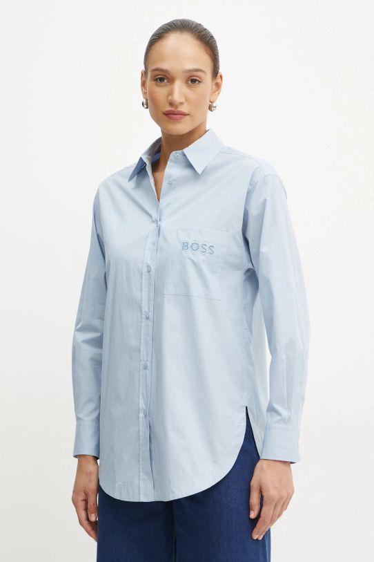 Blouse Boss de couleur Bleu