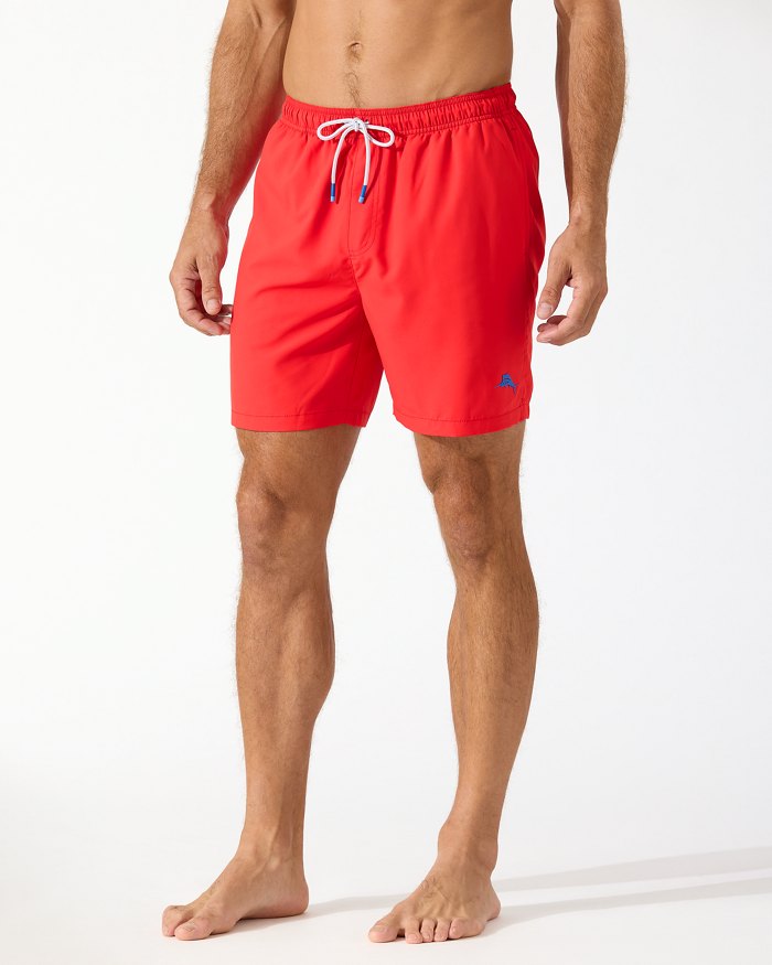 Maillot Tommy Bahamas de couleur Rouge