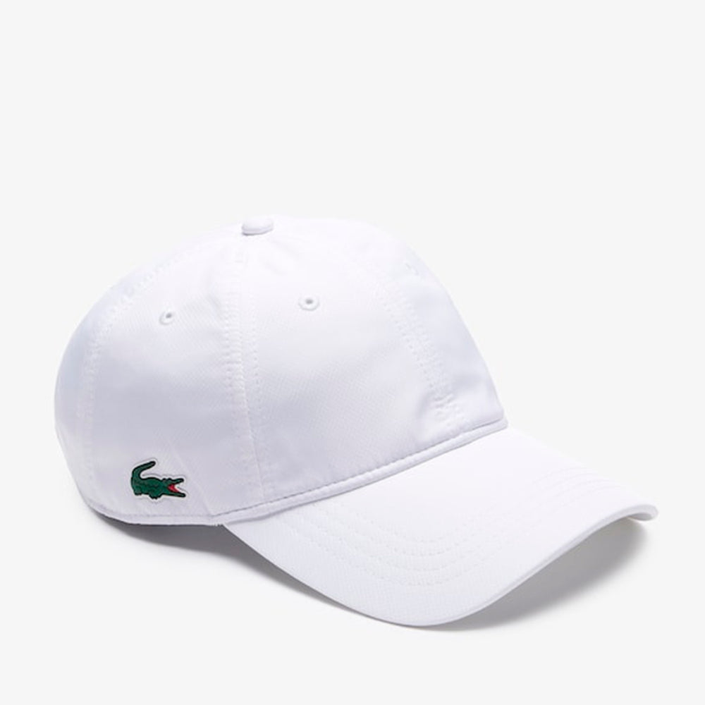 White Lacoste cap