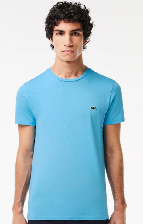 T-Shirt Lacoste de couleur Bleu