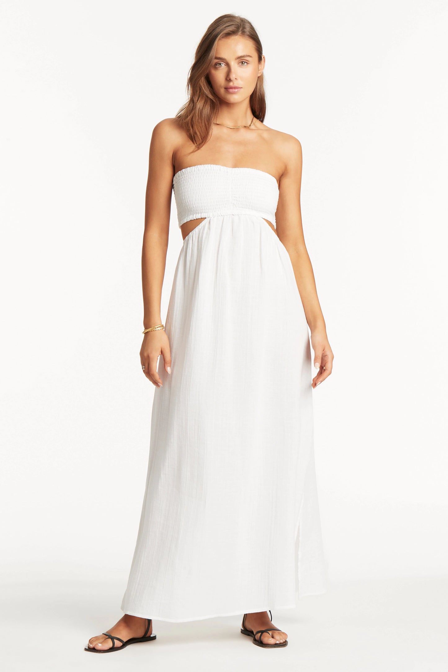 Sea Level dress in White color