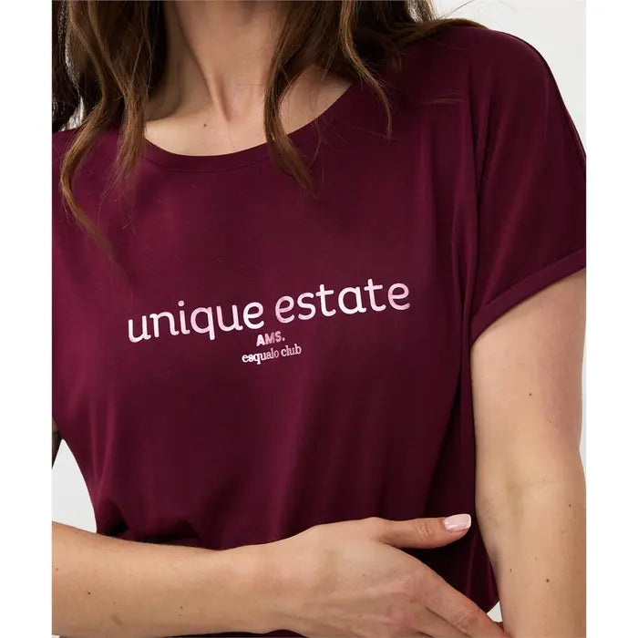 
                      
                        T-Shirt Esqualo de couleur Bordeau
                      
                    