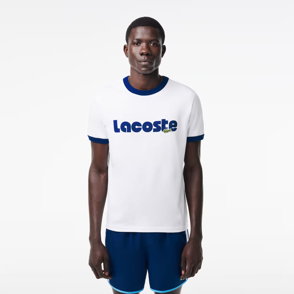 White Lacoste T-Shirt