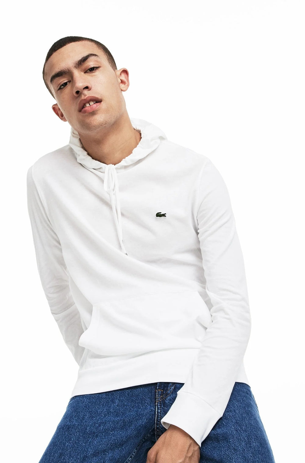 Chandail Lacoste de couleur Blanc