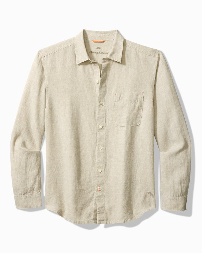 
                      
                        Chemise À Manches Longues Tommy Bahama de couleur Naturel
                      
                    