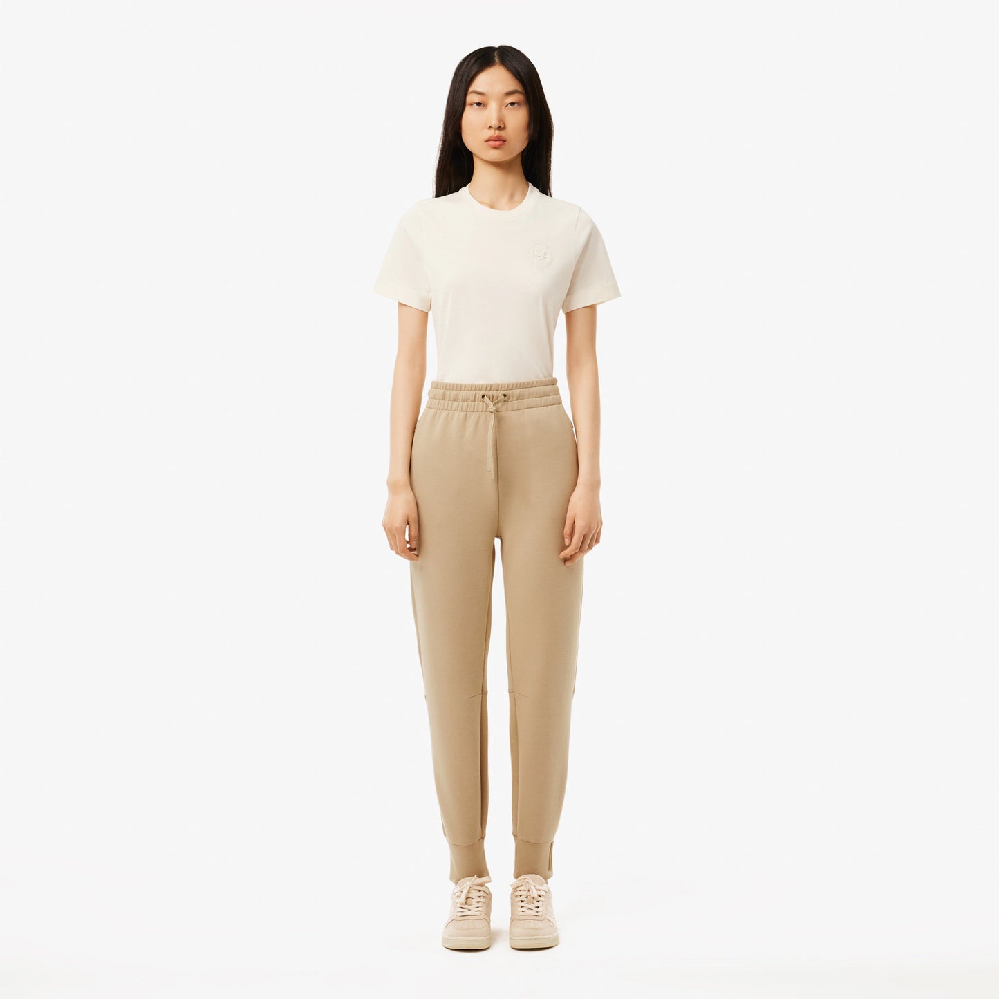 Pantalon Lacoste de couleur Beige