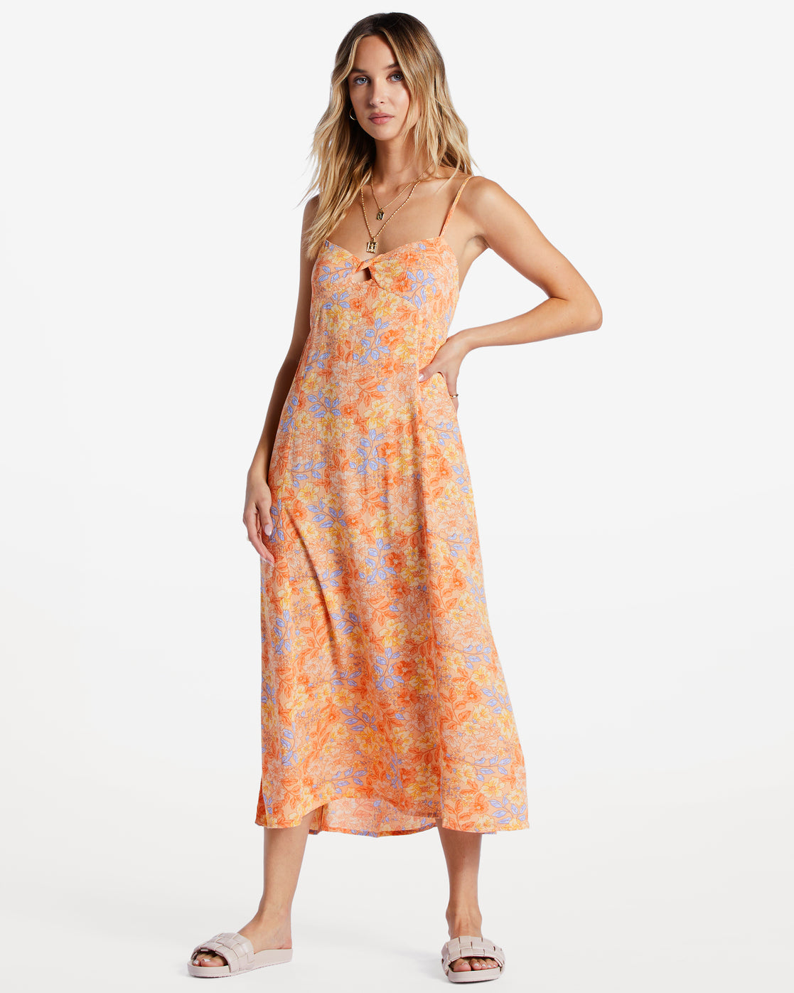 Billabong dress in Coral Multi color