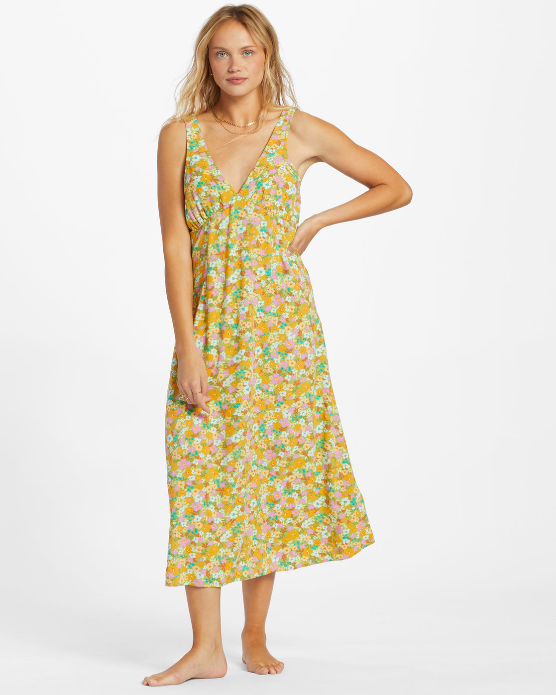 Billabong dress in Yellow color