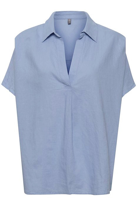 
                      
                        Blouse Culture de couleur Bleu Pale
                      
                    