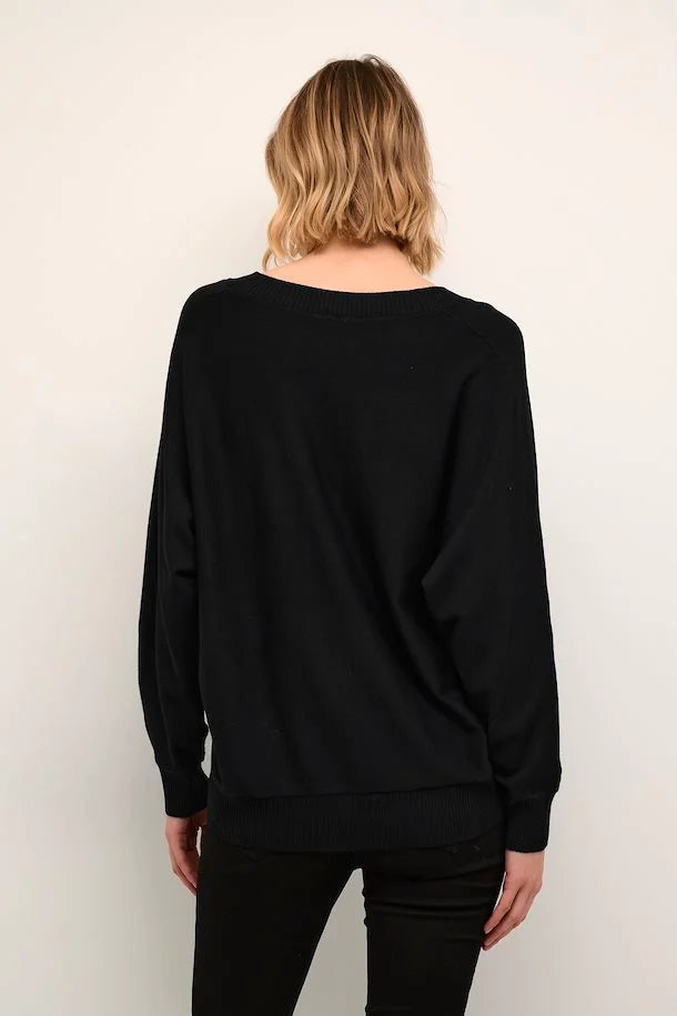 
                      
                        Annemarie V-Neck Sweater Black Culture
                      
                    